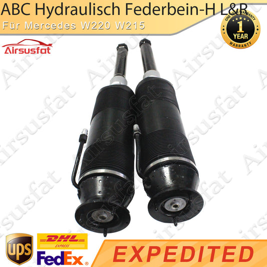 2x rear left  right ABC hydraulic strut 00-06 for Mercedes W220 W215