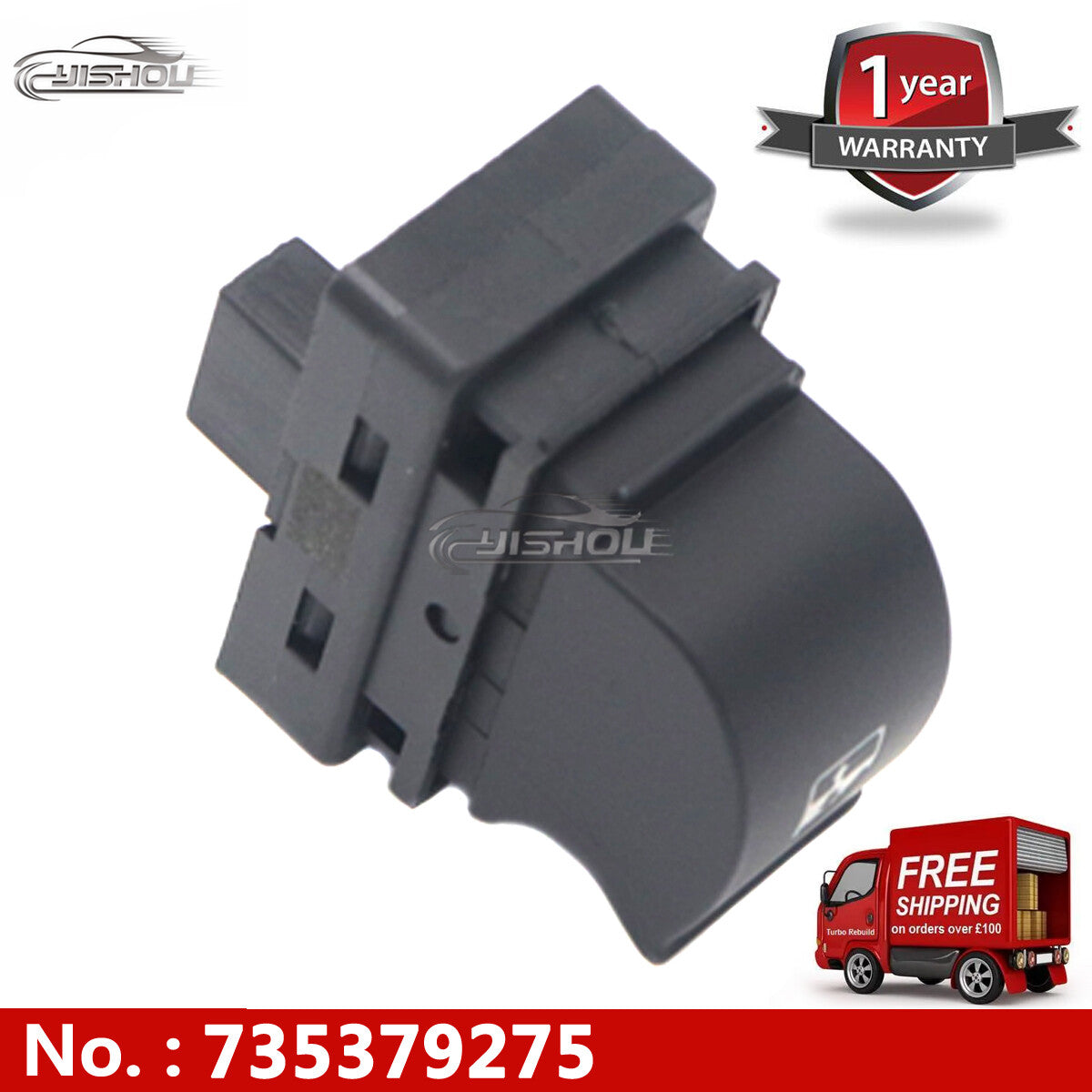 735379275 Power window control switch button for Fiat Linea 2007 - 2015 100157737