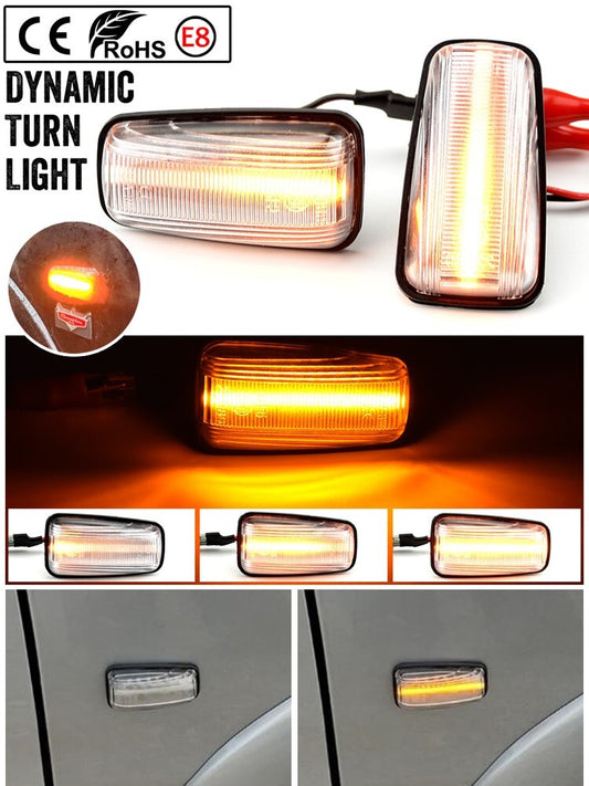 Dynamic Side Marker Turn Light for Peugeot 406 106 II 806 for Citroen Berlingo Xsara
