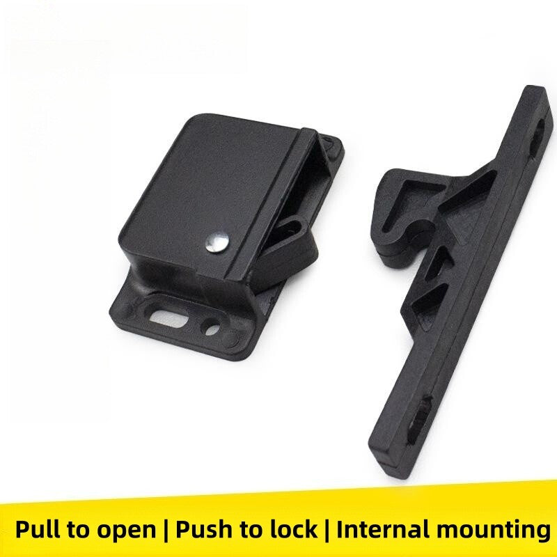 1-Piece Grabber Catch 10 lb Cabinet Push-Close Latch for RVs and Boats - Good Hardware