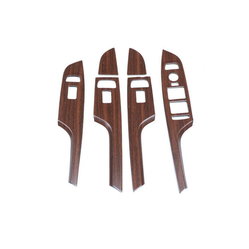 Glass Window Lifting Lock Panel Trim Inner for Cadillac CT6 2016-2020 Wood Grain