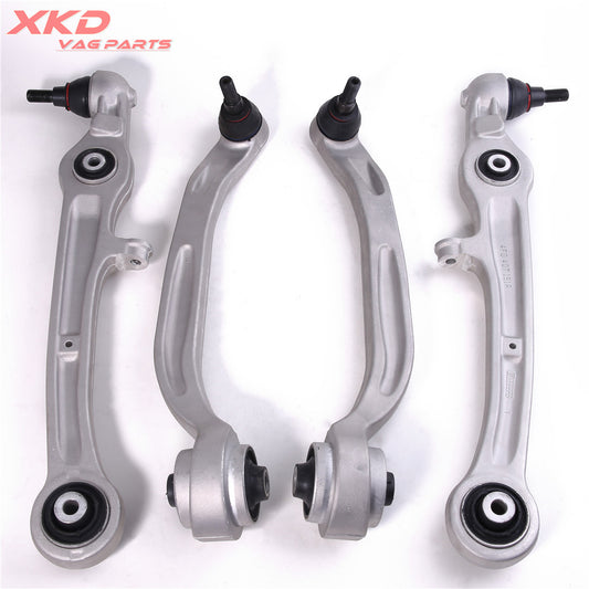 4 Control Arm +Ball Joint Set for Audi for A6 2005-2011 4F0407151A 4F0407693H