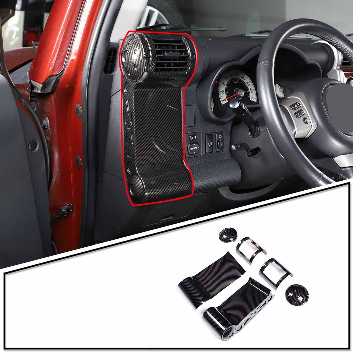 Black ABS armrest box privacy storage container suitable for Hummer H2 2003-2007