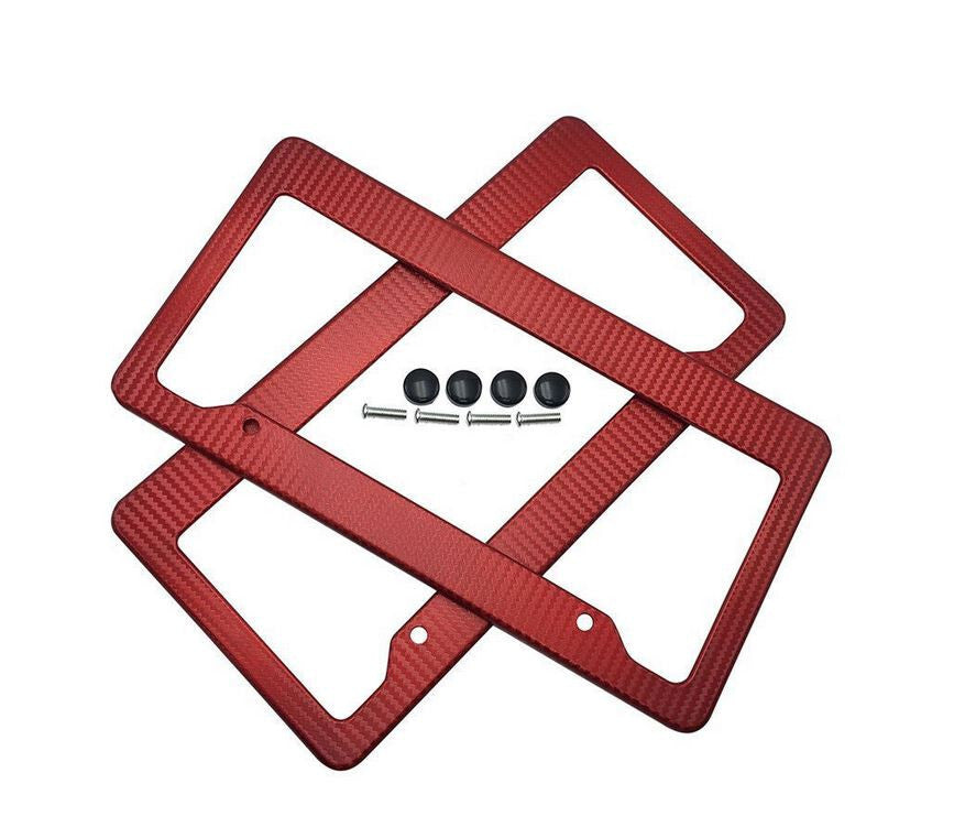 2-Piece for Volvo V40 Side Fender Sticker Badge Stainless Steel Red Chrome Plated