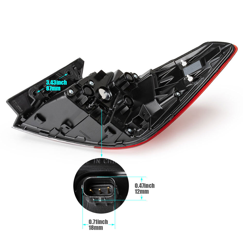 LED Rear Tail Light Lamp 33550-T20-A01 for Honda for Civic Sedan 2022-2023 Left Side