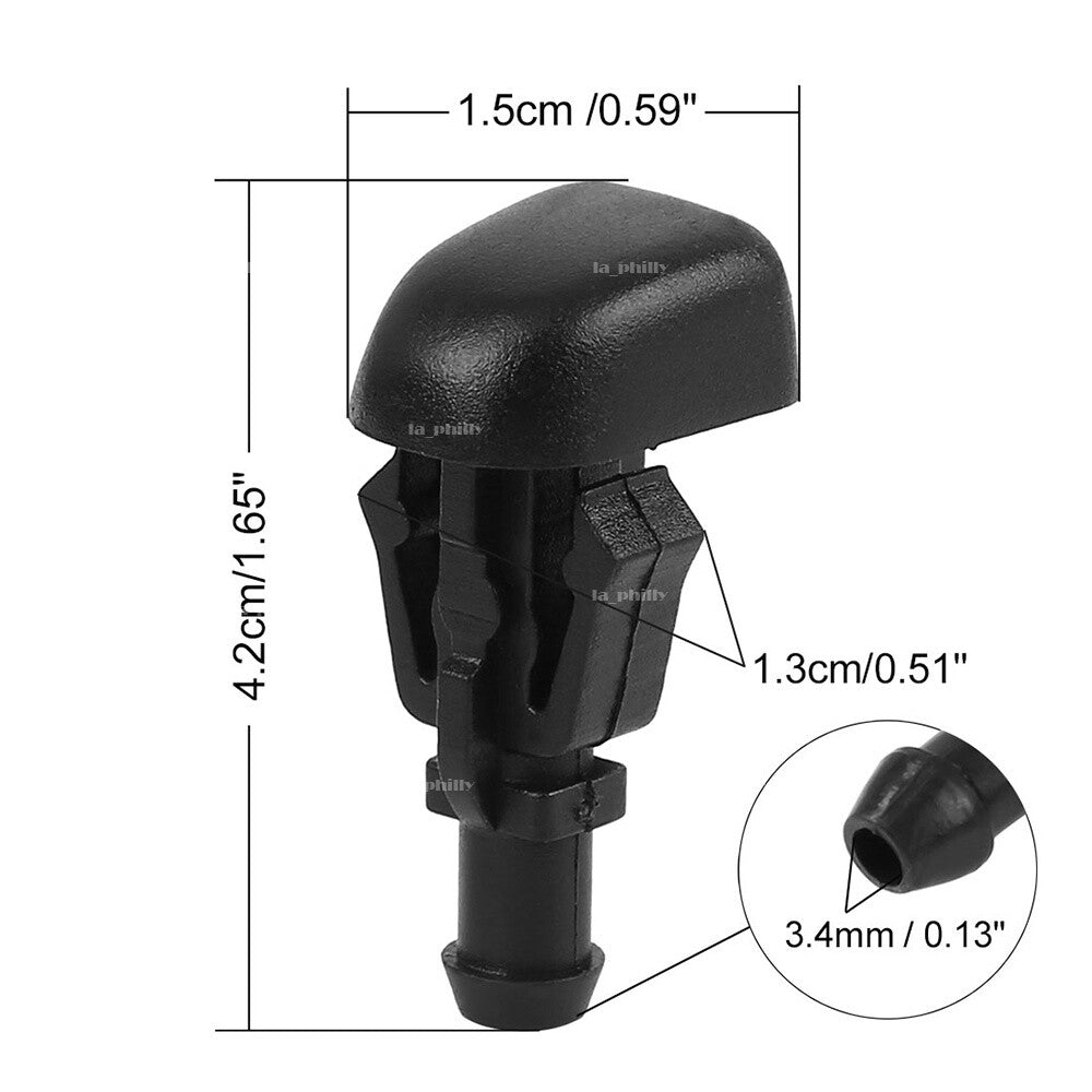 Windshield Wiper Water Spray Jet Washer Nozzle for Nissan 2004-2015 Titan Armada