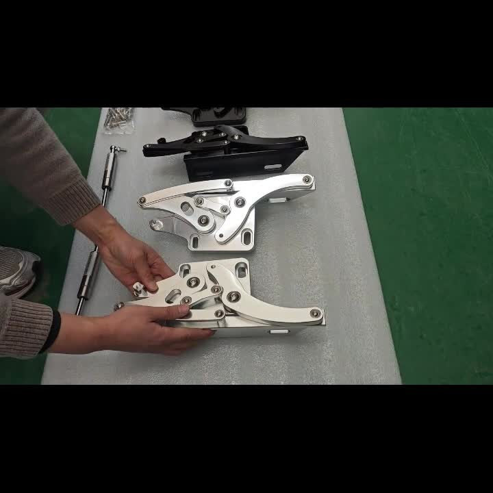 Billet Hood Hinge Kit Pair Left and Right Side for Ford for Mustang 1967-1969 Silver