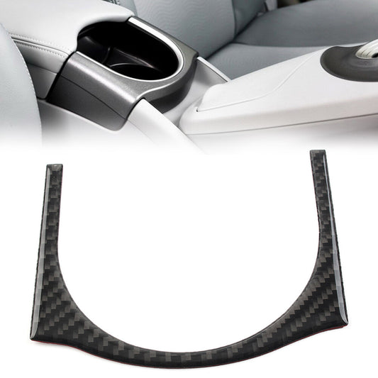 Interior Center Armrest Cup Holder Cover Trim for Toyota Prius 2012-2015 Carbon