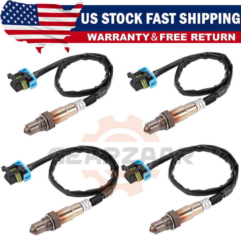 4 Oxygen O2 Sensor Set for Buick LaCrosse for Chevy Equinox for Cadillac SRX for GMC Terrain