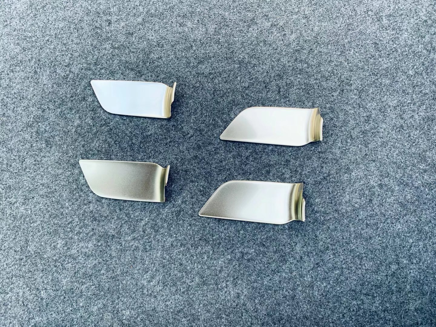 Matte Silver Interior Steel Door Handle Bowl For 2020-2023 for Toyota Harrier Venza