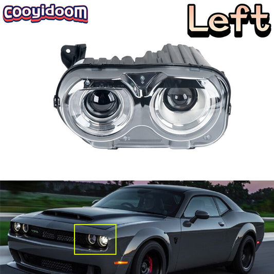 Left Front Headlight (Driver's Side) Applicable to 2015-2021 for Dodge for Challenger