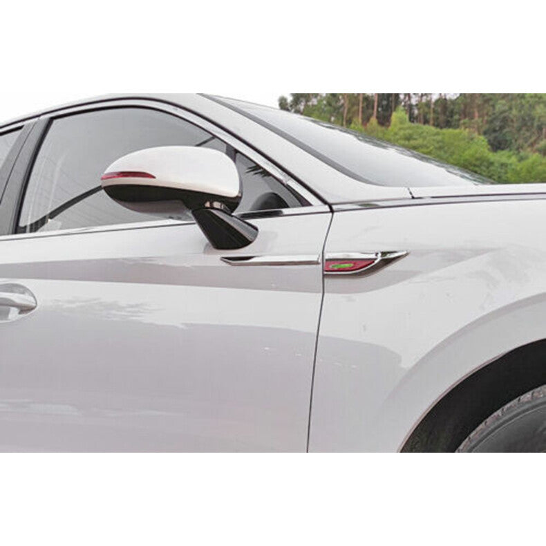 for Hyundai Sonata 2020-2023 Stainless 3D Car Front Side Door Fender Cover Trim