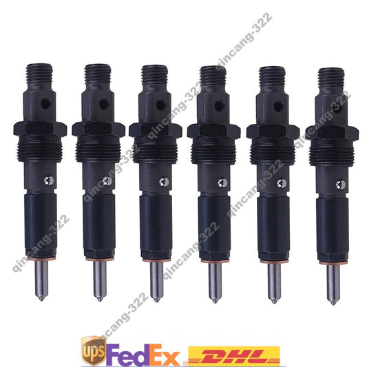 6X Fuel Injector 0432131753 3897596 for B5.9L for Dodge 6BTA B6.7 ISB6.7 QSB