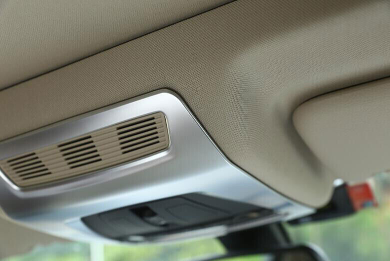 Fit for BMW 5 Series 2011-16 Matte Silver Front Reading Light Lamp Frame Trim 1P