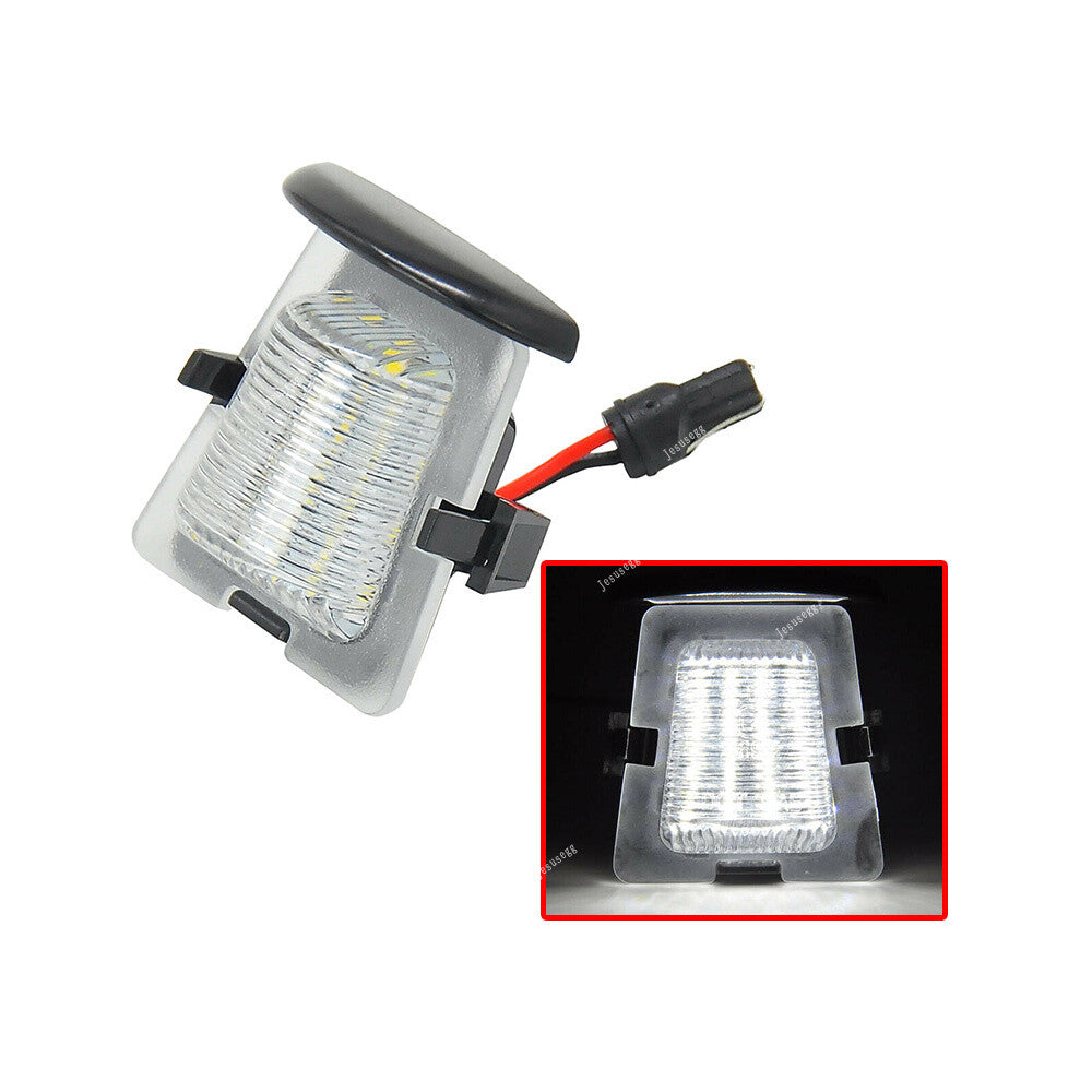 License Plate Light Housing Only with LED Bulb For 2007-2018 for Jeep for Wrangler JK