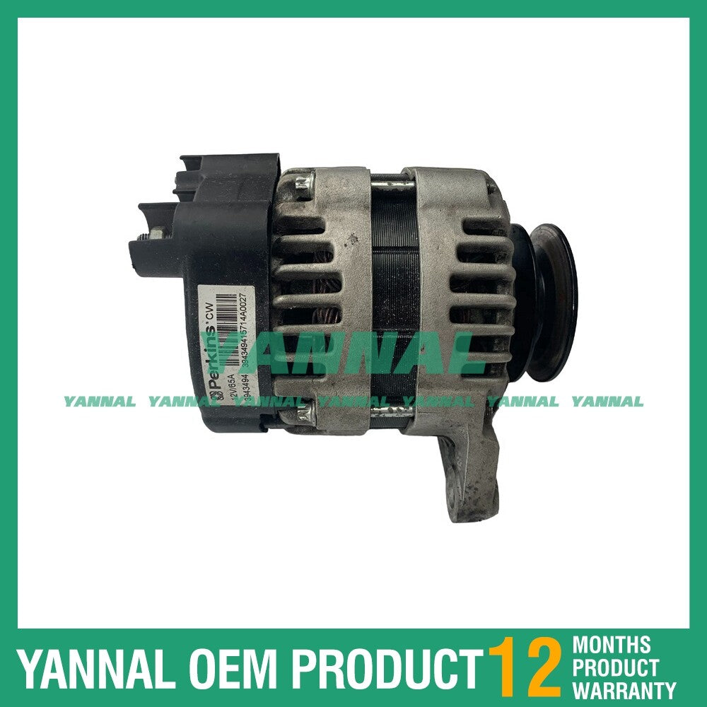new generator T414270 12V 65A for Perkins 404D-22 excavator engine parts.