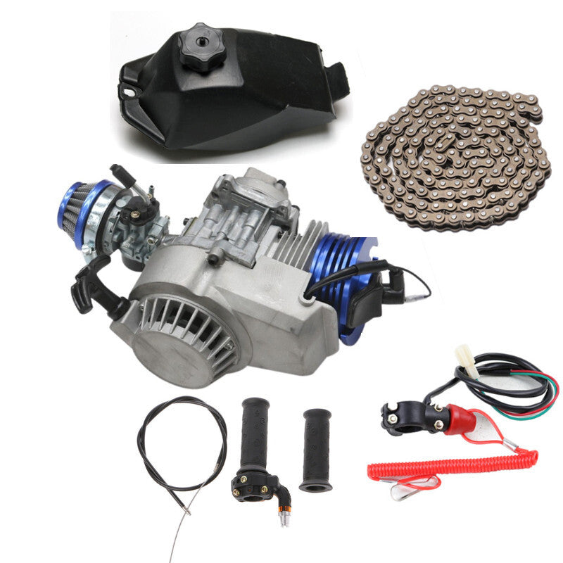 Racing Big Bore 2 Stroke 49cc 50cc Engine Motor Kit Scooter Pocket Bike Rocket