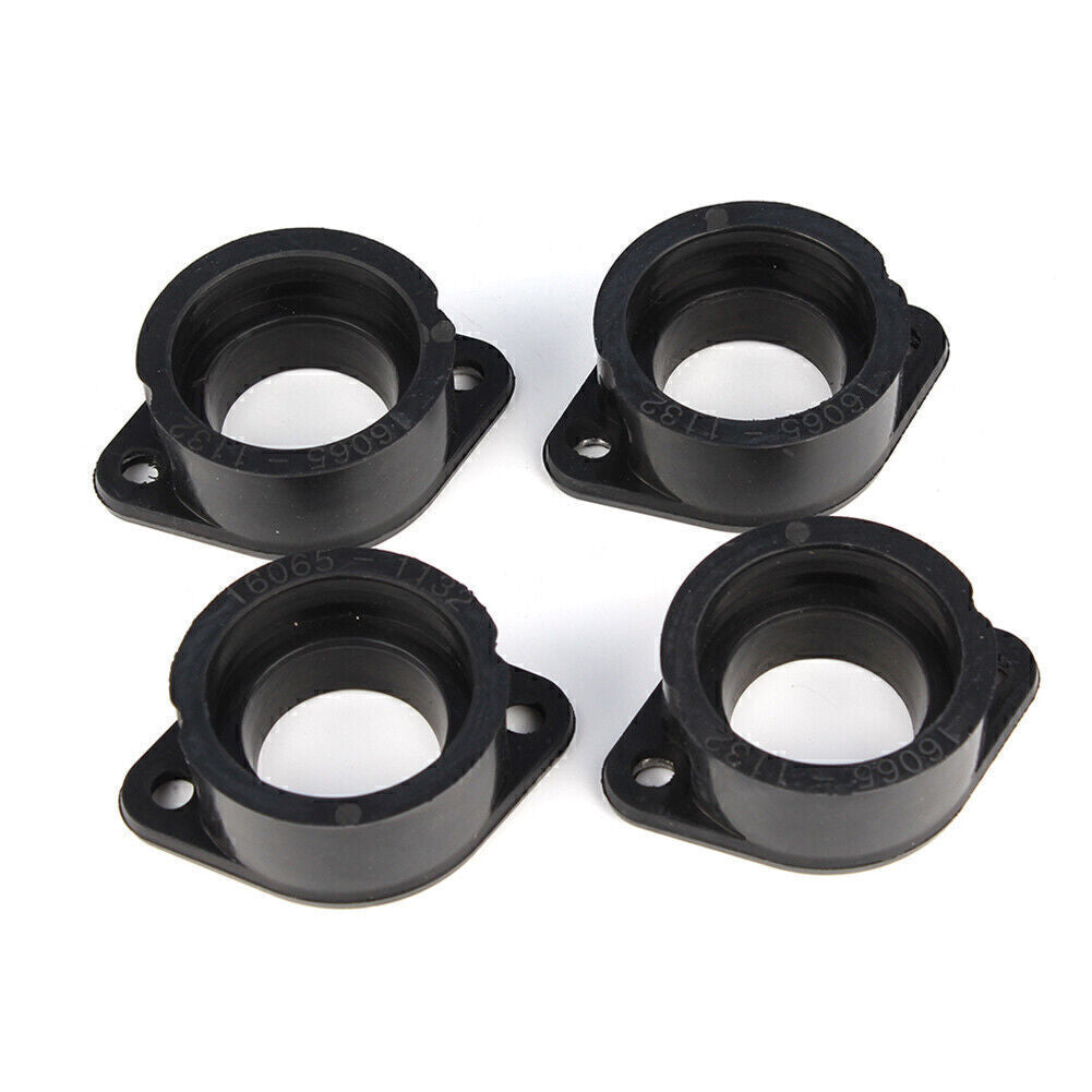 4x Carburetor Holder Intake Manifold Boots Adapters for KAWASAKI KZ650H2/H3 CSR