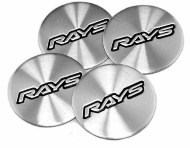 4x45mm Light Silver Wheel Center Sticker, Wheel Rim Sticker, Edge Sticker