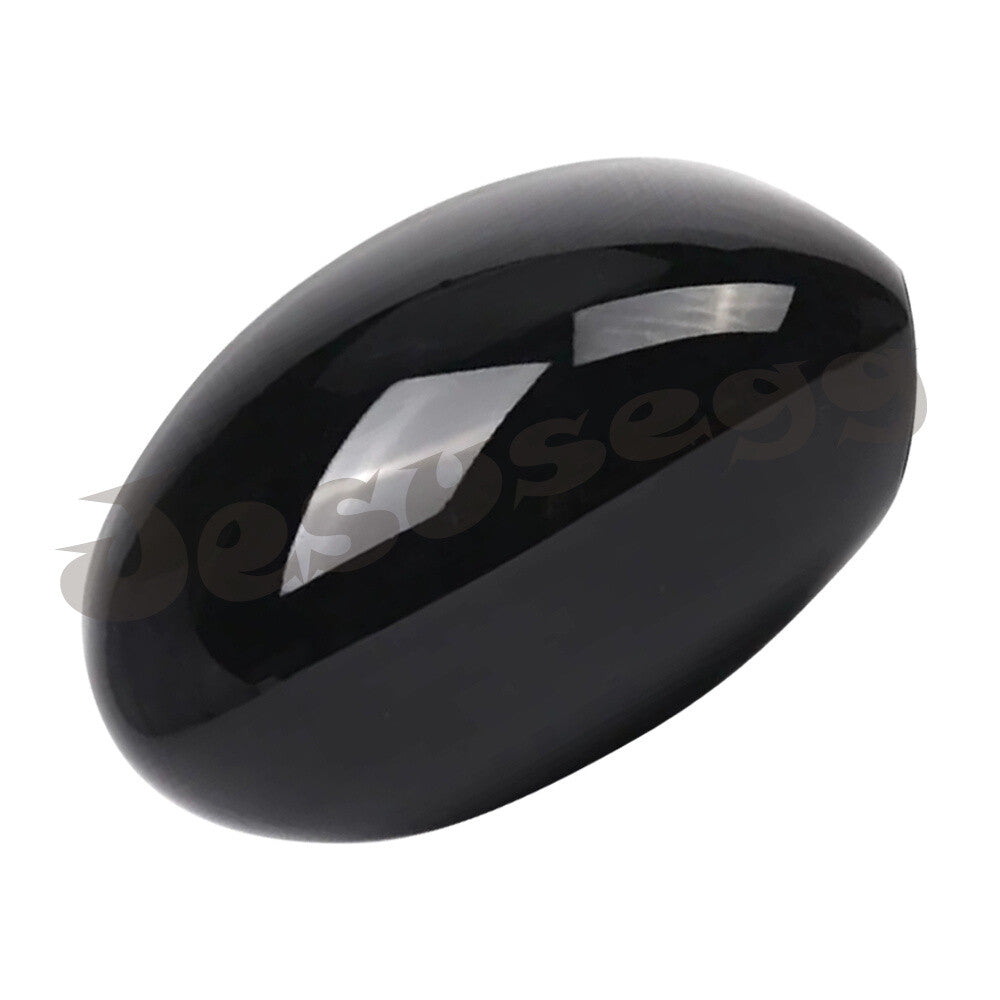 Fits 00-06 for Mini Cooper R50 R53 Hatchback Glossy Black Mirror Cover Cap RH