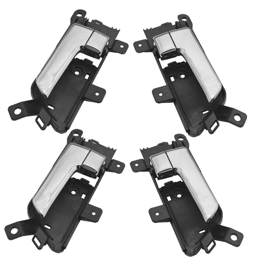 for Kia Borrego 2009-2011 Set of 4 Interior Door Handles Chrome FL RL RR NEW