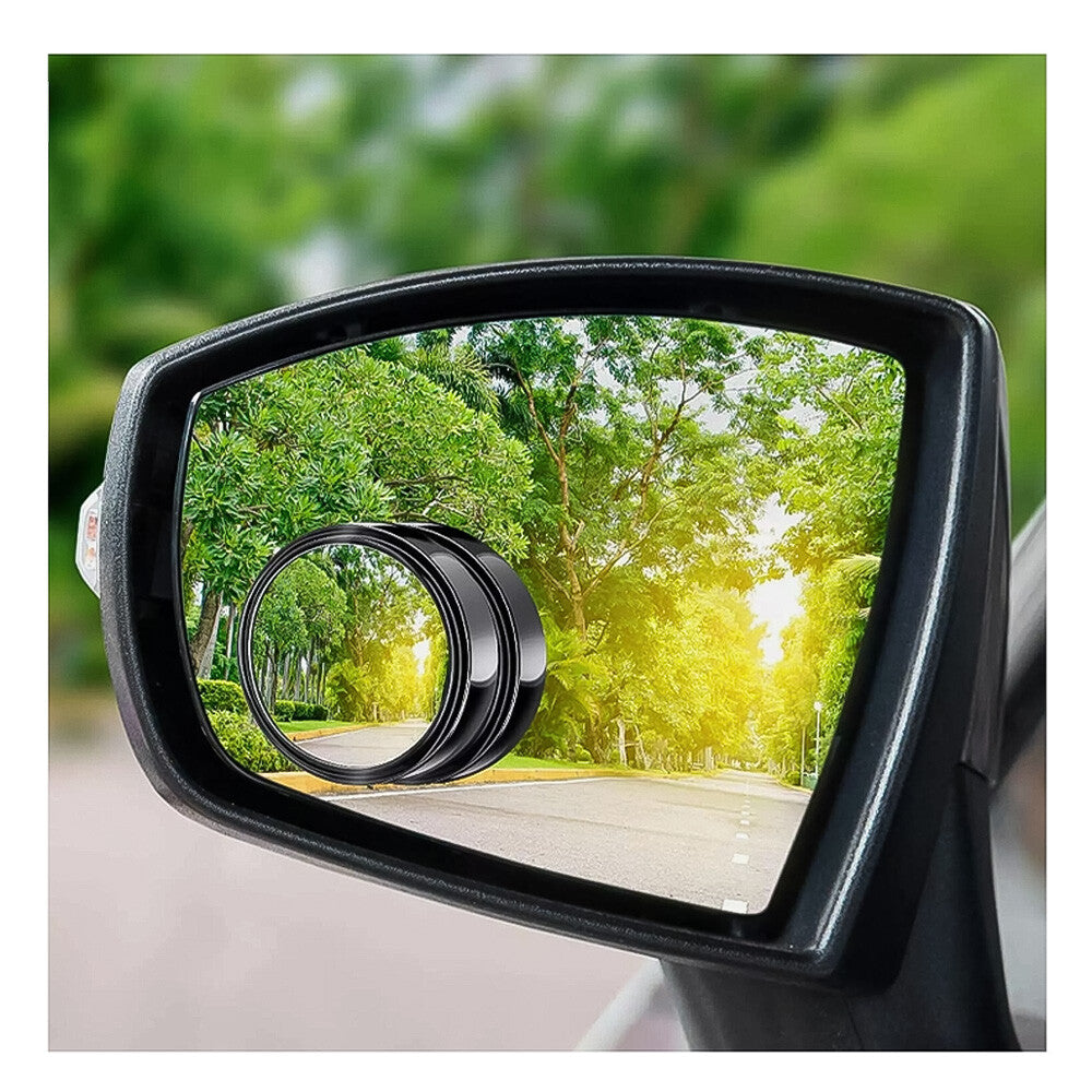 2PCS Blind Spot Mirrors Round HD Glass Convex 360¡ã Side Rear View Mirror For Car