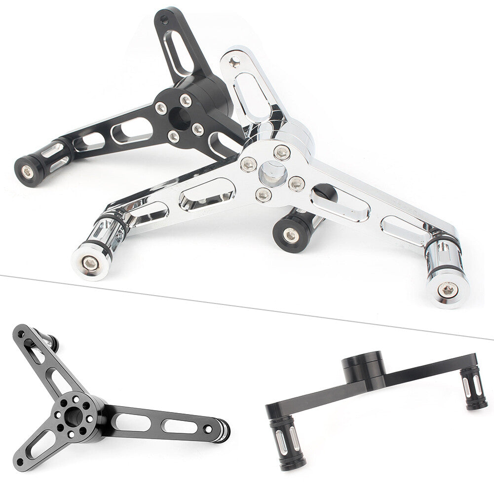 Motor Heel Toe Shifter Lever Fit for Harley Sportster 2004-2018 Models Black/Silver