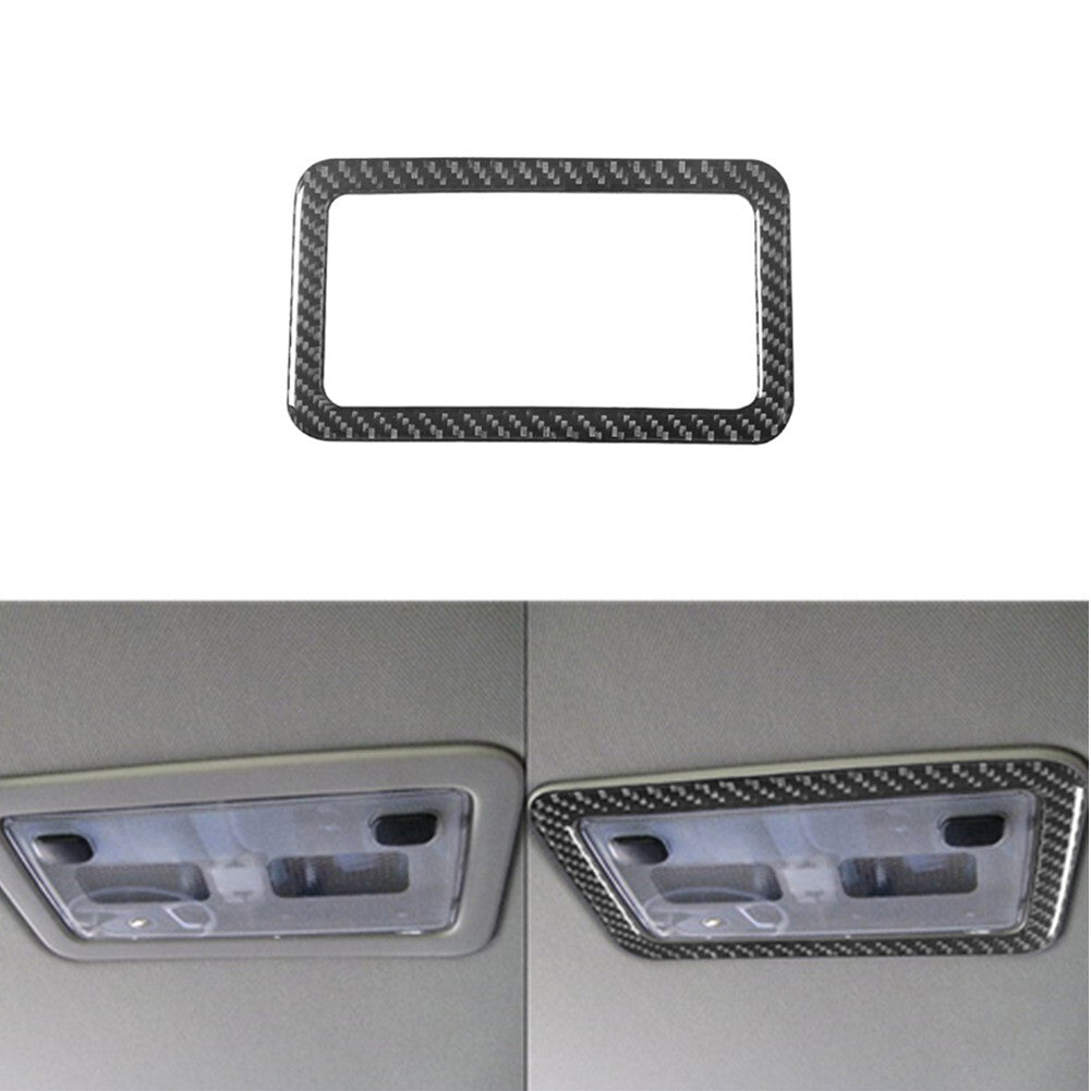 Carbon Fiber Rear Overhead Light Cover Trim For Silverado/tahoe/ for sierra 2007-14