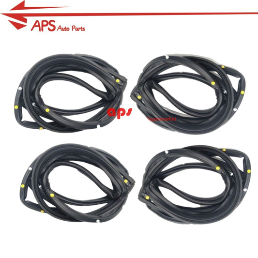 Suitable for 1994-1997 for Honda Accord door Weatherstrip 4-piece Slence open-end washer on the door