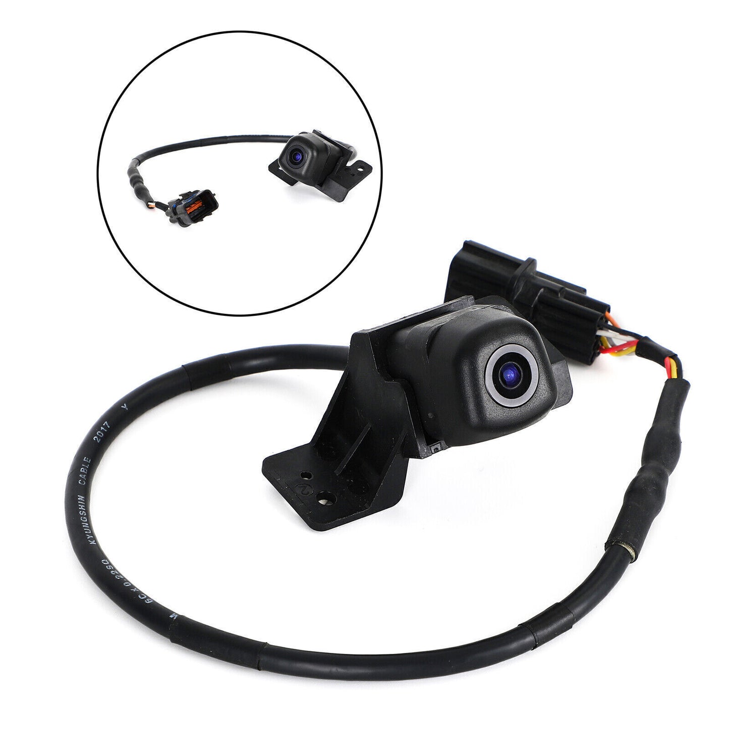 The 95760D3101 rearview camera is compatible with 2016-2018 for Hyundai for Tucson 95760D3100 and 95760D3000 models.