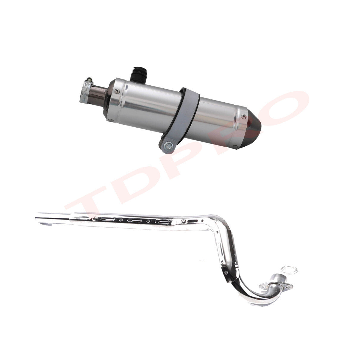 28mm exhaust muffler pipe for Pit Dirt bicycles 110cc 125cc Apollo Coolster CT70 XR50