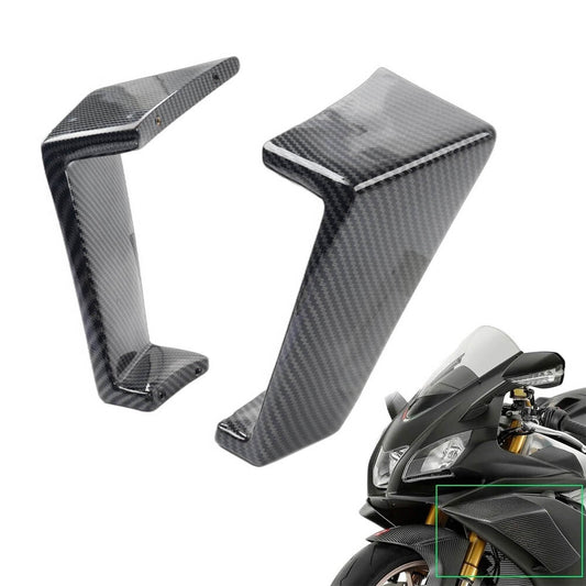 Carbon Fiber Winglet Fixed Wing Air Deflectors Fairing For RSV4 RF 09-21