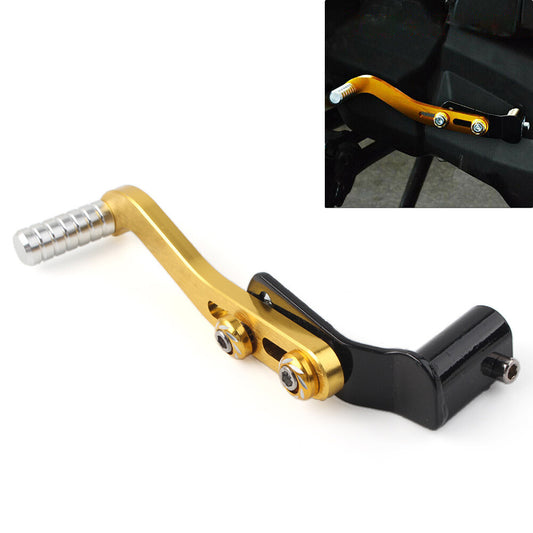 Universal Motorcycle CNC Aluminum Gear Shift Lever Footrest Pedal Shifter Gold