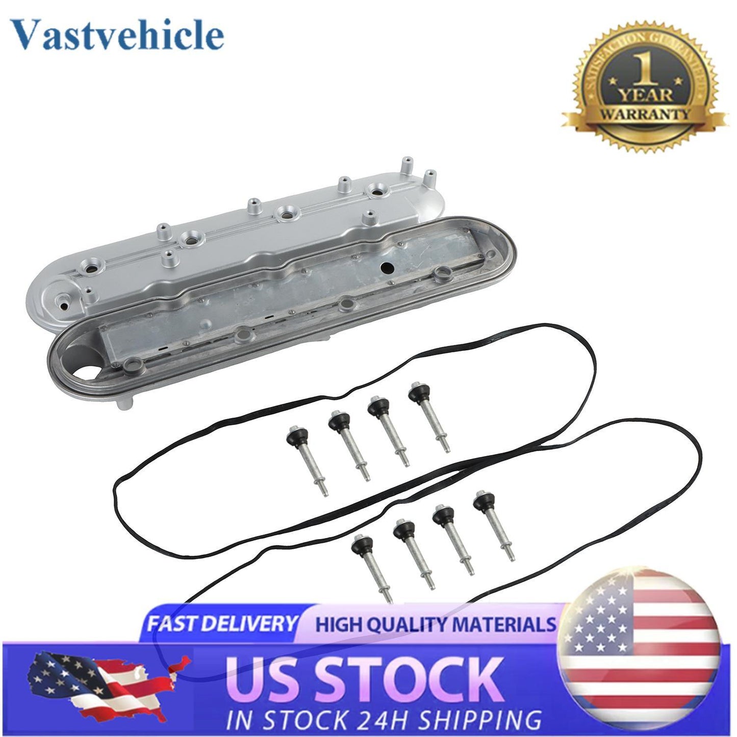 GM5.3L Valve Covers for Chevrolet Silverado 1500 5.3L 2009-13 12642655 12637684