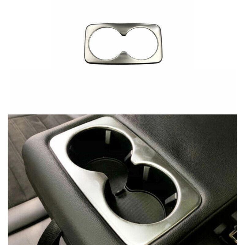1P Rear Water Cup Panel Moulding Cover Trim for Ford Escape 2020-22 Silver Steel