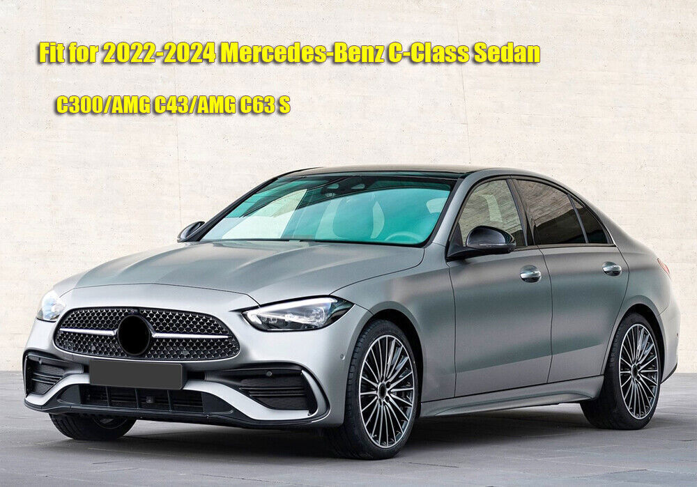 4X Sun/Rain Guard Window Visor Wind Deflector for 23-2024 for Mercedes C-Class Sedan