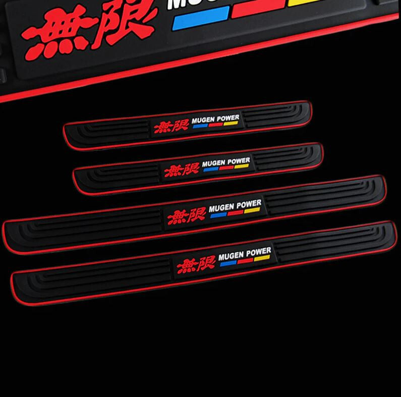 Car door and window protection sticker panel LED cup roller coaster Mugen for Honda