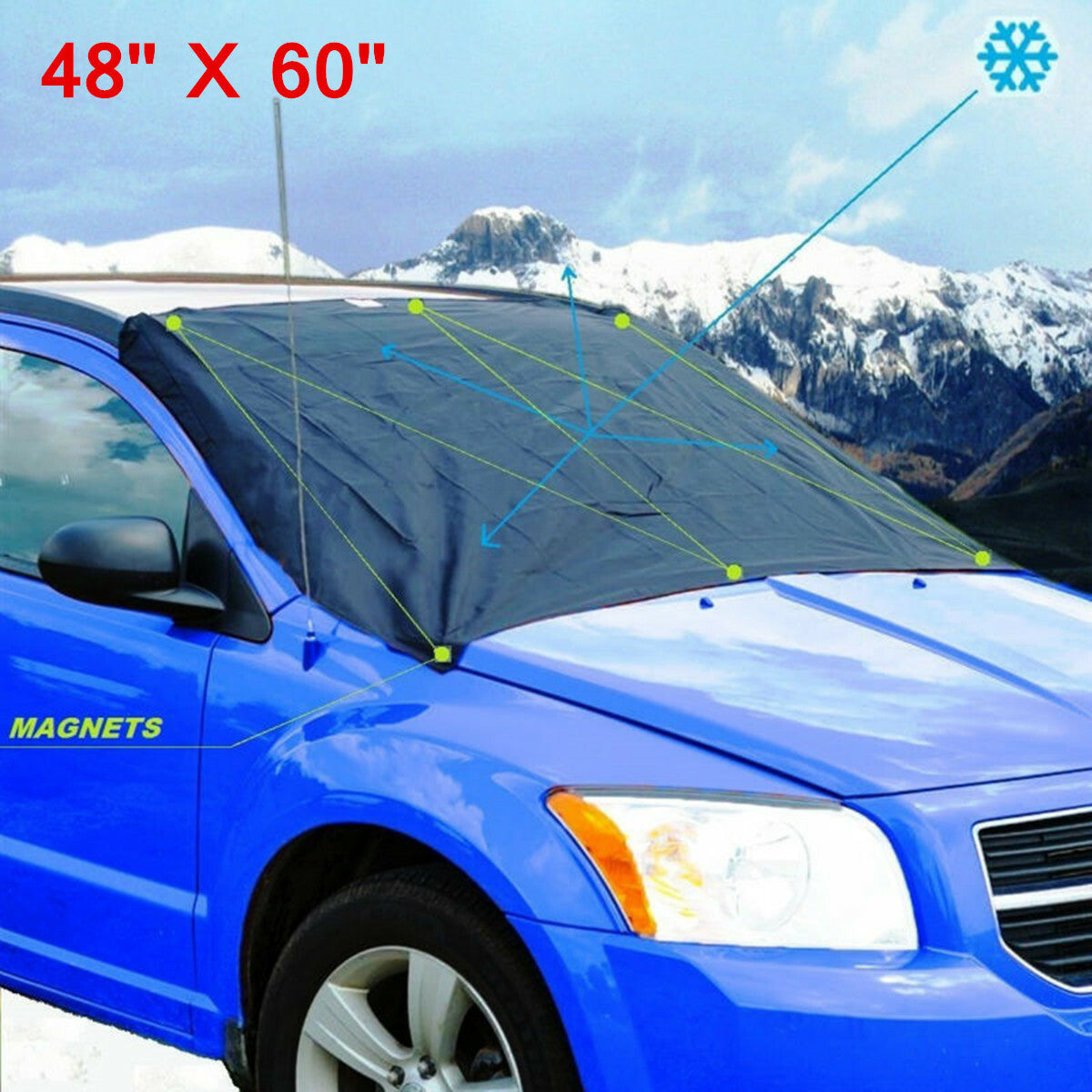Car Windshield Snow Front Window Cover Truck SUV Ice Protector Shield w/Pouch