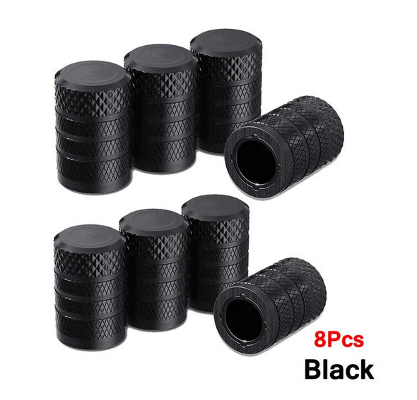4-piece car tire valve cover rod air dust cover dustproof silver stud for Subaru and for Saab