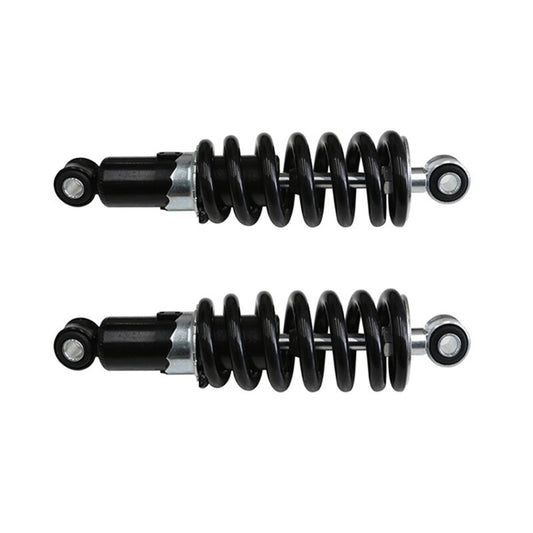 A pair of 270mm 10.5-inch rear shocks for Honda for Kawasaki motorcycles, pit bikes, and all-terrain vehicles.