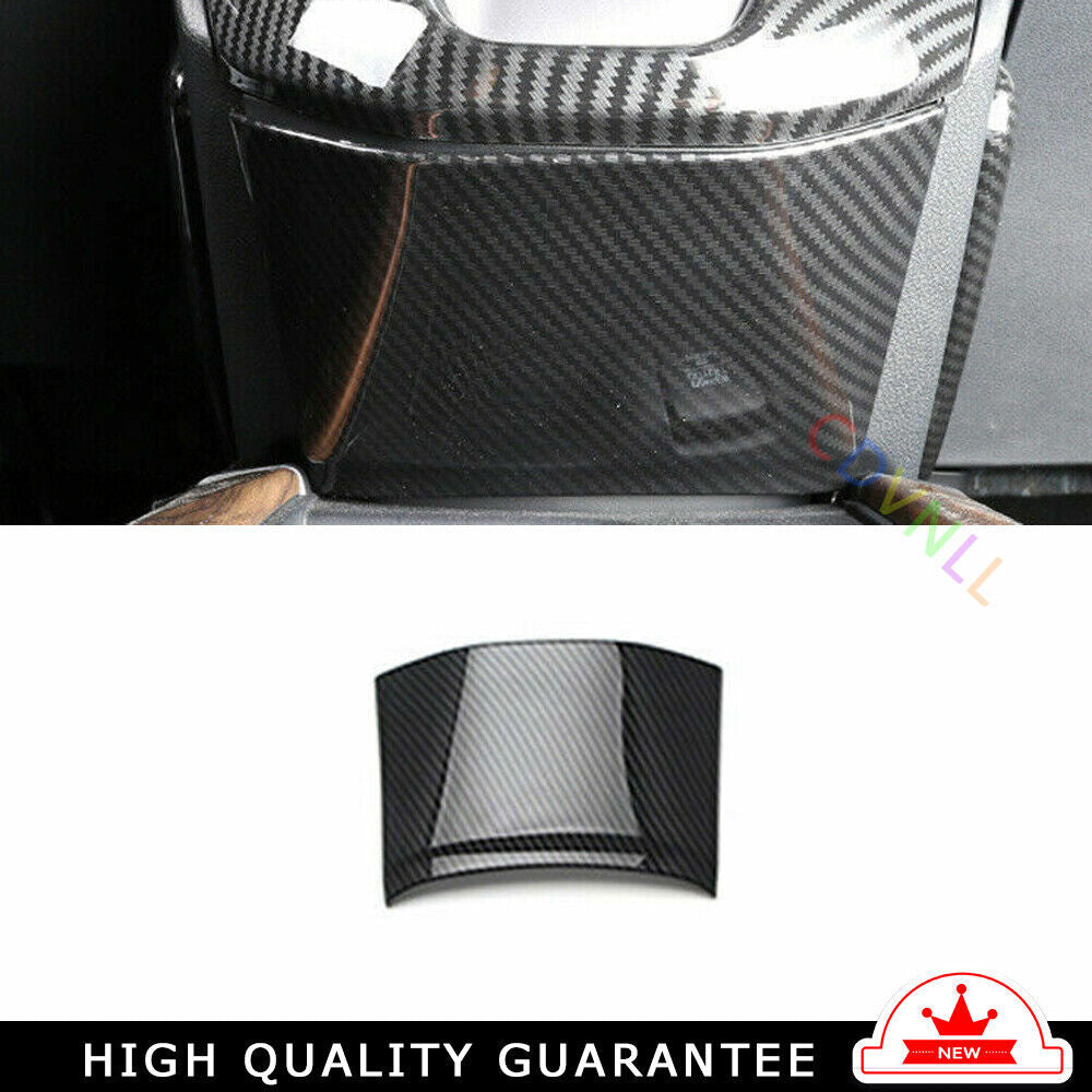 Console Storage Box Cover Trim 1PCS for Honda CRV CR-V 2017-2022 Carbon Fiber