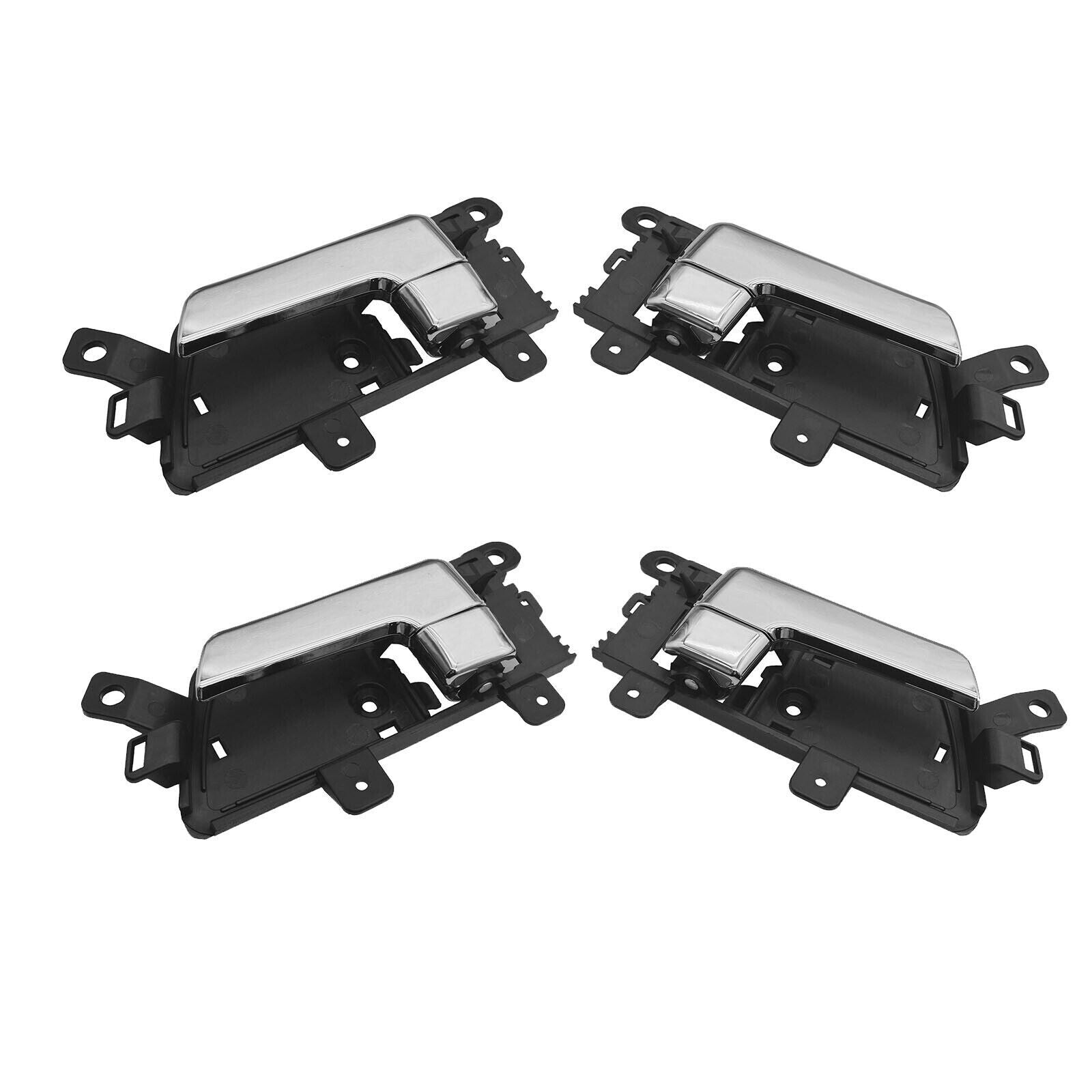 for Kia Borrego 2009-2011 Set of 4 Interior Door Handles Chrome FL RL RR NEW