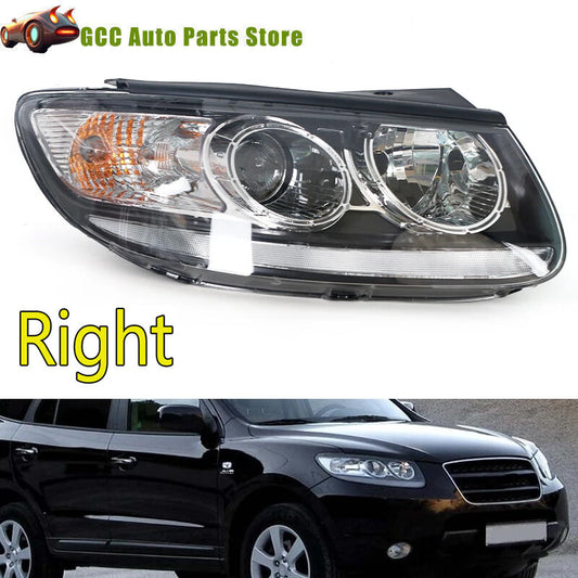 The right front bumper halogen headlight is suitable for the for Hyundai Santa Fe 2007-2012.