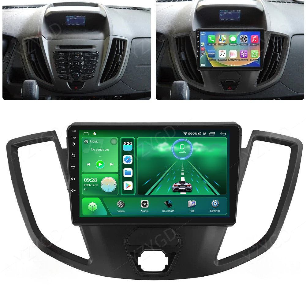 for Ford Transit 150 250 350 2015-2019 Stereo Android Carplay Car Radio GPS Navi