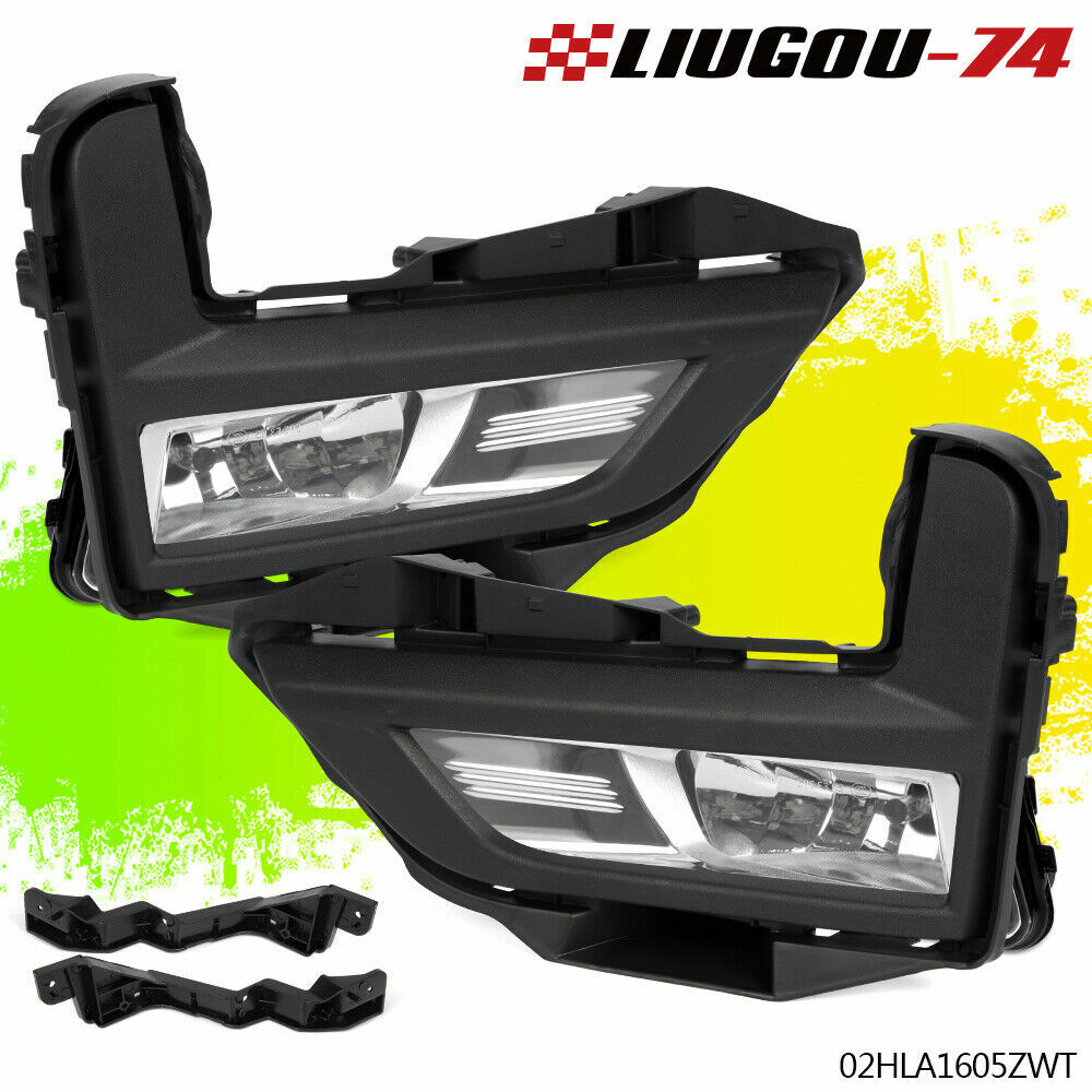 Transparent lens fog light with bezel + wire + switch suitable for NISSAN ROGUE 17-18 S SL SV