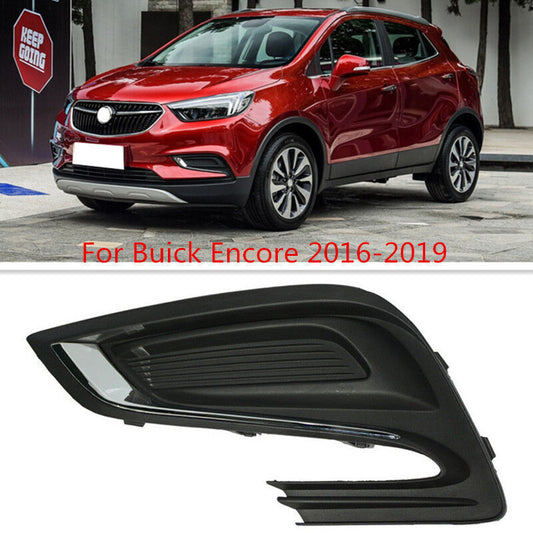 ABS Front Bumper Fog Lamp Cover Bezel Left Side Fit for Buick Encore 2016-2019