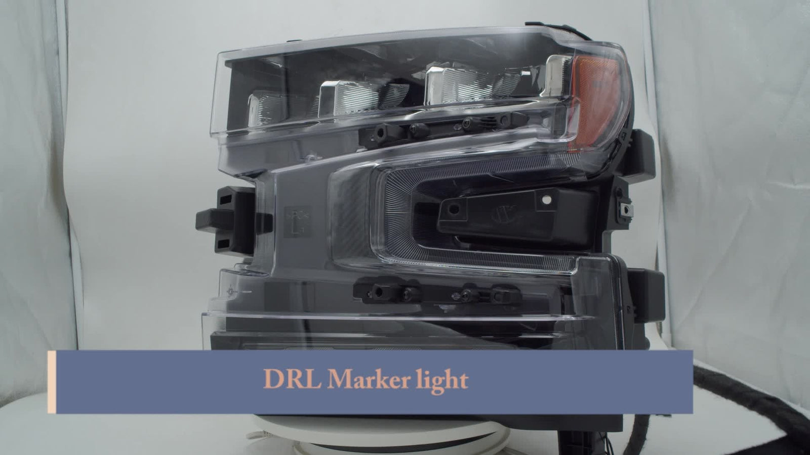 Suitable for 2019-2021 for Chevrolet Silverado 1500 LED Headlight Driver with Halogen Signal (Left)