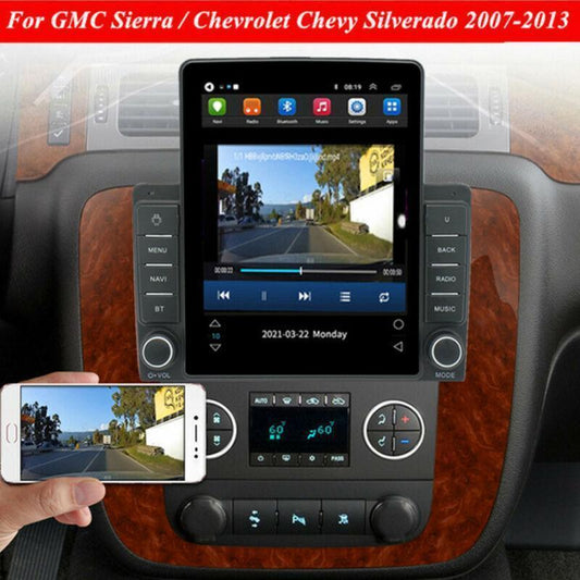 9.5 Android 10.1 Stereo Radio GPS Player For 07-13 for Chevrolet Silverado Carplay