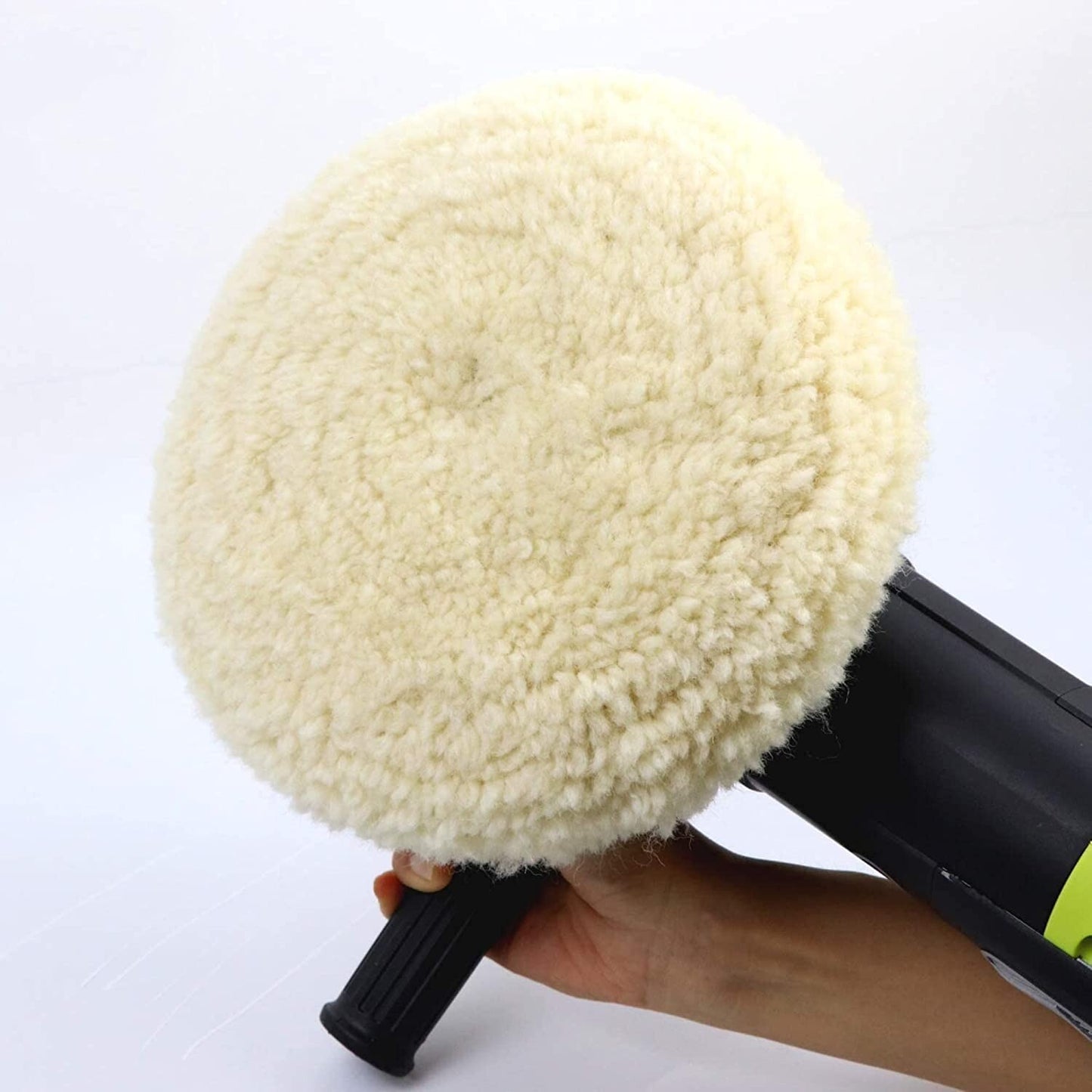 7-inch Wool Polishing Pad, Natural Wool Double-Sided Composite Cutting Pad, Polishing Machine