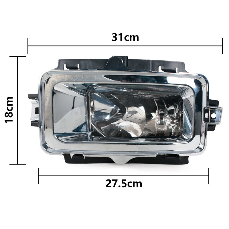 Left Front bumper fog lights with halogen lights for Chevrolet Silverado 13-15